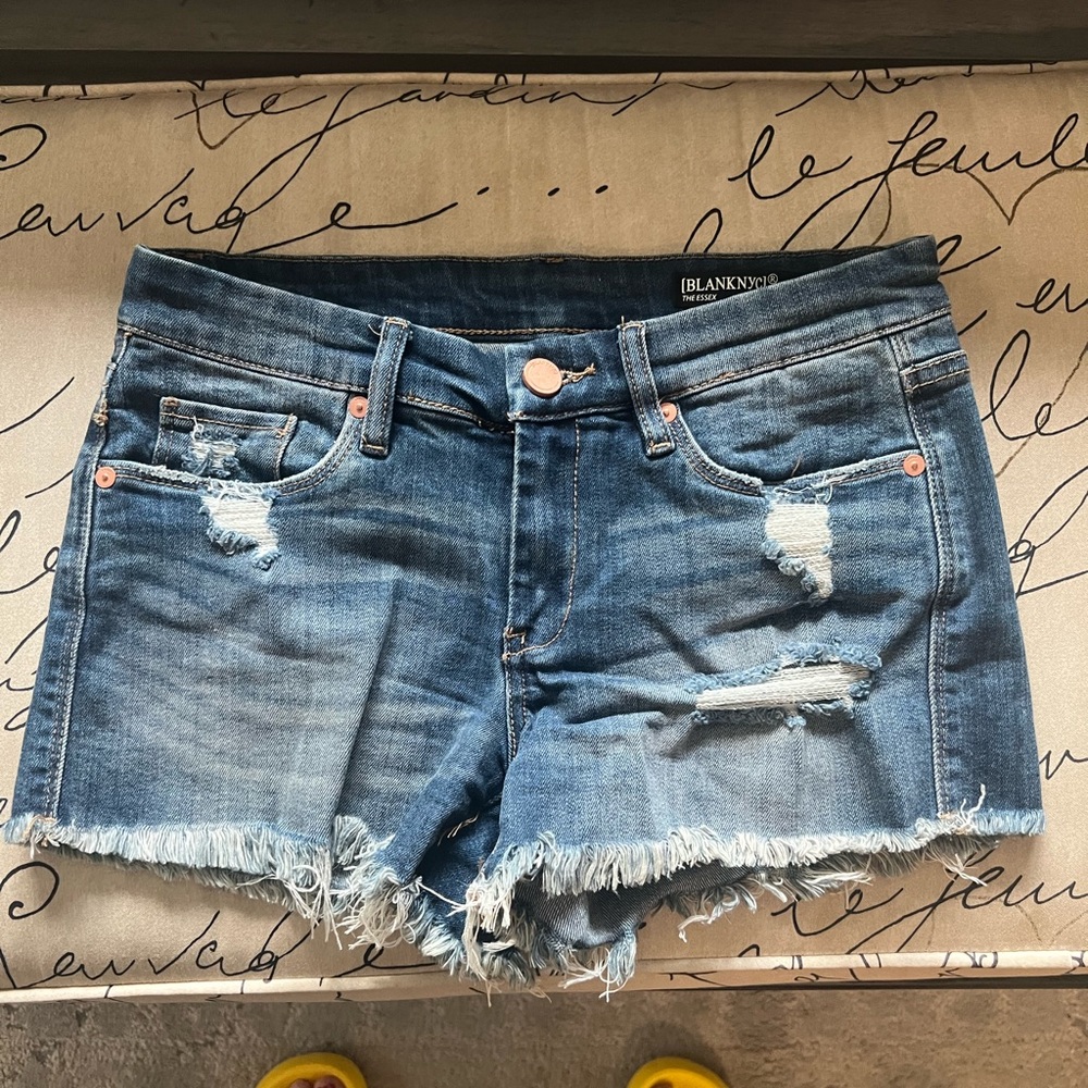 ❤️ 6 for 20 ❤️ Blank NYC The Essex Jean Shorts size 25